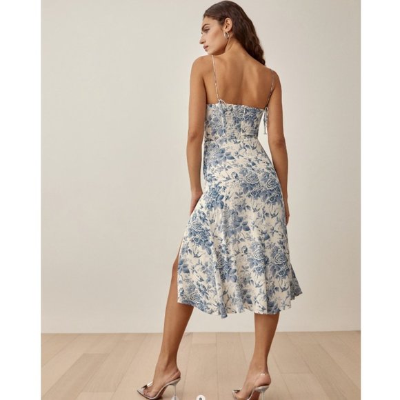 Reformation Juliette Dress | 🐋Pompadour🎉SALE🎀 NEW - Picture 9 of 13